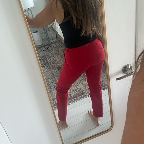 Red Zara Slacks - Picture 9 of 9